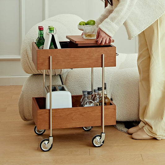The Walnut Leisure Serving Cart