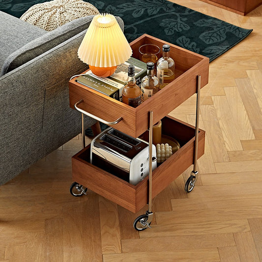 The Walnut Leisure Serving Cart