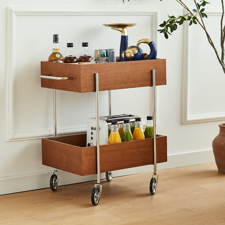 The Walnut Leisure Serving Cart